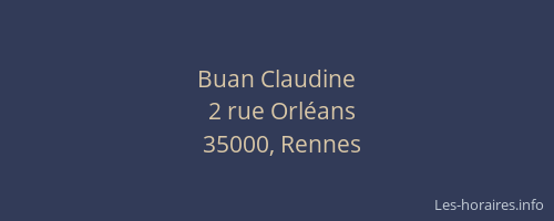 Buan Claudine