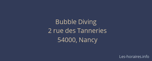 Bubble Diving