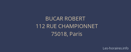 BUCAR ROBERT