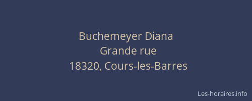 Buchemeyer Diana