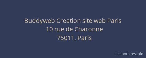 Buddyweb Creation site web Paris