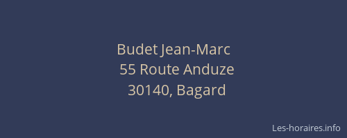 Budet Jean-Marc