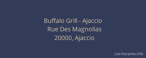 Buffalo Grill - Ajaccio