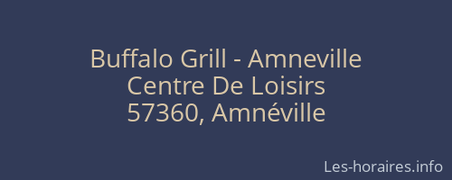 Buffalo Grill - Amneville