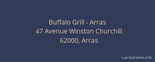 Buffalo Grill - Arras