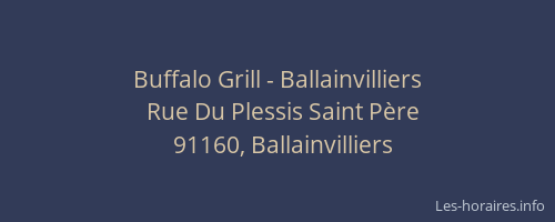 Buffalo Grill - Ballainvilliers