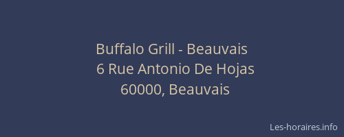 Buffalo Grill - Beauvais