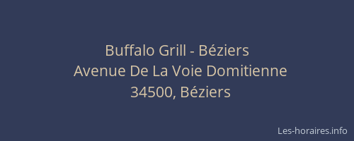 Buffalo Grill - Béziers