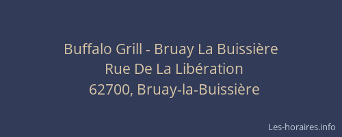 Buffalo Grill - Bruay La Buissière