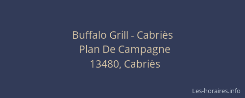 Buffalo Grill - Cabriès