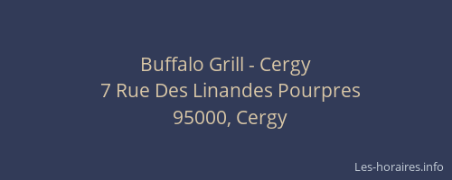 Buffalo Grill - Cergy