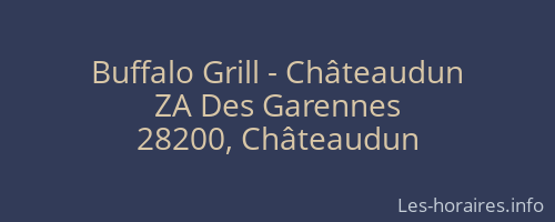 Buffalo Grill - Châteaudun