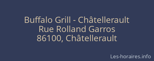 Buffalo Grill - Châtellerault
