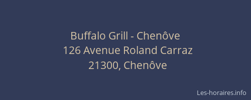 Buffalo Grill - Chenôve