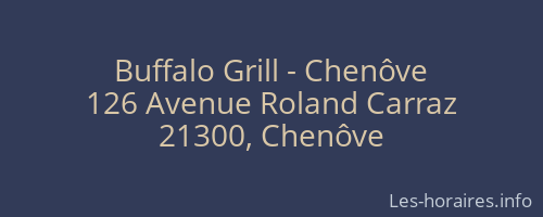 Buffalo Grill - Chenôve