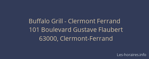 Buffalo Grill - Clermont Ferrand