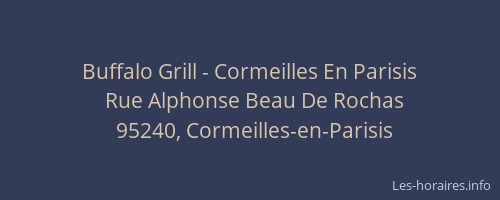 Buffalo Grill - Cormeilles En Parisis