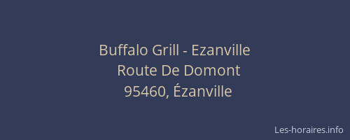 Buffalo Grill - Ezanville