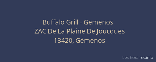 Buffalo Grill - Gemenos