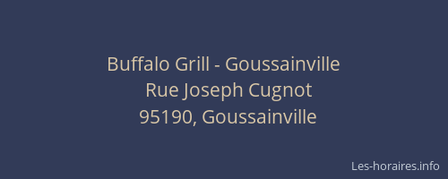 Buffalo Grill - Goussainville