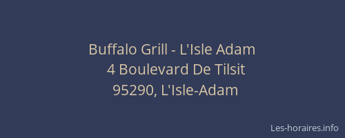 Buffalo Grill - L'Isle Adam