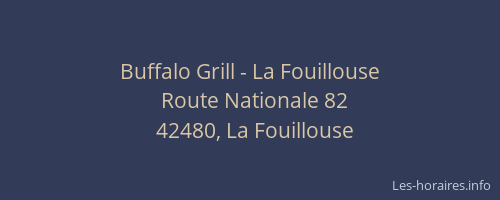 Buffalo Grill - La Fouillouse