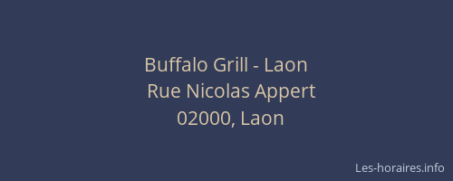 Buffalo Grill - Laon