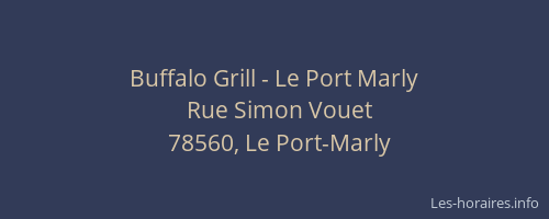 Buffalo Grill - Le Port Marly
