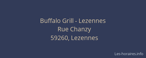 Buffalo Grill - Lezennes