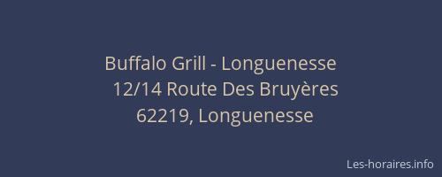 Buffalo Grill - Longuenesse