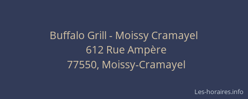 Buffalo Grill - Moissy Cramayel