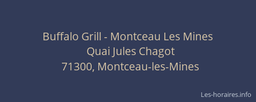 Buffalo Grill - Montceau Les Mines