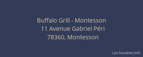 Buffalo Grill - Montesson