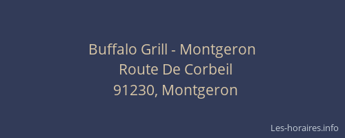 Buffalo Grill - Montgeron