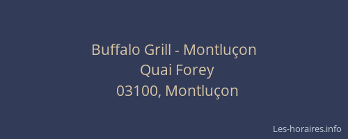 Buffalo Grill - Montluçon