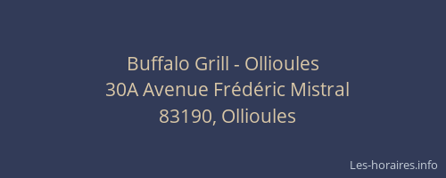 Buffalo Grill - Ollioules