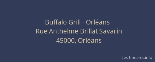 Buffalo Grill - Orléans