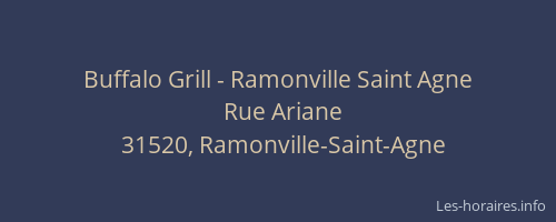 Buffalo Grill - Ramonville Saint Agne