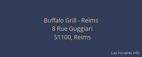Buffalo Grill - Reims