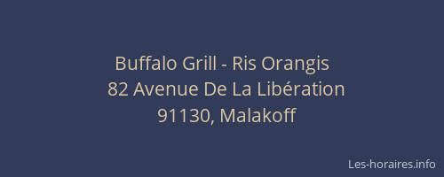Buffalo Grill - Ris Orangis