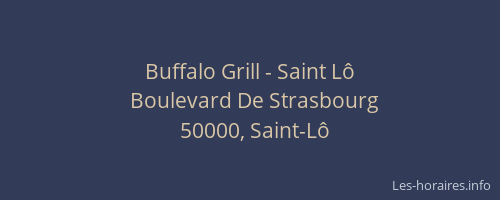 Buffalo Grill - Saint L&ocirc;
