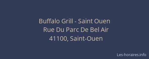 Buffalo Grill - Saint Ouen