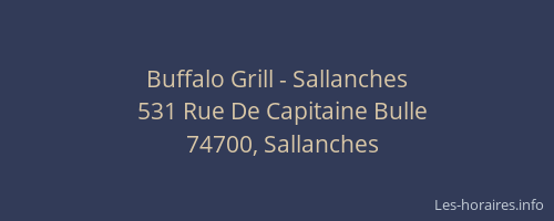 Buffalo Grill - Sallanches