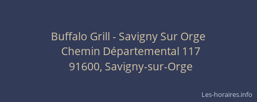 Buffalo Grill - Savigny Sur Orge