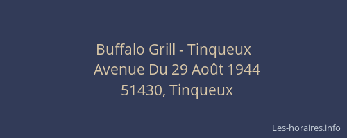 Buffalo Grill - Tinqueux