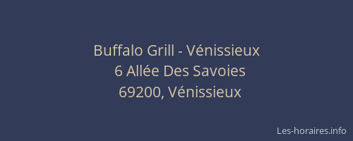Buffalo Grill - Vénissieux