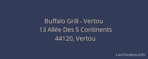 Buffalo Grill - Vertou