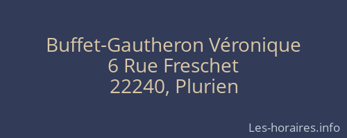Buffet-Gautheron Véronique