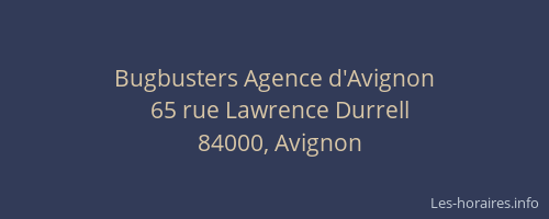 Bugbusters Agence d'Avignon