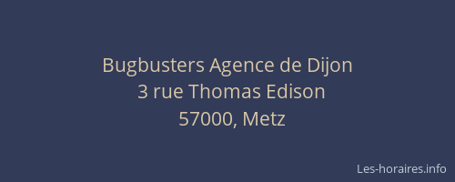 Bugbusters Agence de Dijon